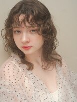 レジュアル(RESSUAL)&nbsp;カーキグレージュ　ボブ　大人かわいい　フェザーバング