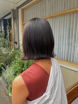 メルク(merc.)&nbsp;切りっぱなしボブ×秋のビターカラー