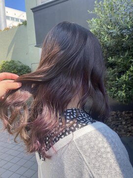 シャインヘアフラッペ 新百合ヶ丘2号店(Shine hair frappe) インナーカラー