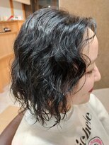 ヘアサロンアンドヘアメイクディー(hair salon hair make D)&nbsp;仙台D　アンニュイカール×ウェーブボブ×似合わせ小顔カット