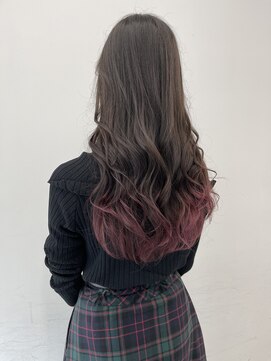 アライブ キチジョウジ(ALIVE Kichijoji) 地毛から繋がるピンクグラデーションカラー