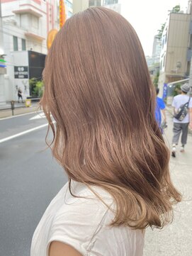 ペレ 渋谷(PELE) K70_ミルクティーベージュ ブリーチ1回~