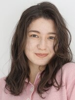 パール(PearL)&nbsp;《PearL》ゆるコテ巻き風パーマ/メルティカラー/大人ガーリー