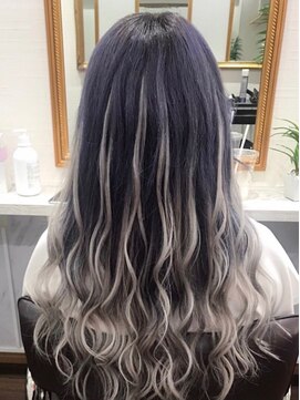 ディバイス(Device) 【Device心斎橋】バレイヤージュカラーエクステ