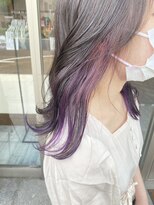 ミニム ヘアー(minim hair)&nbsp;【minim×日比】インナーラベンダー