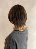 20代30代40代☆ミニウルフ×インナーカラー