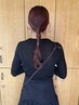 ヘアアレンジ　￥4500