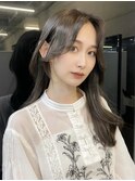 顔まわりカットでお洒落韓国ヘア/ワンホンヘア クレージュ 暗髪
