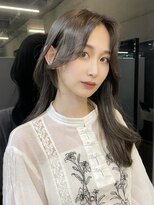 アリュウル 表参道 青山(Allure)&nbsp;顔まわりカットでお洒落韓国ヘア/ワンホンヘア クレージュ 暗髪