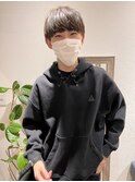 【長谷川愛】ナチュラルマッシュ ストレート 前下り 刈り上げ