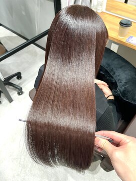 ライア 吉祥寺(laia) ナチュラルピンクブラウン【髪質改善 laia 吉祥寺 美容室】