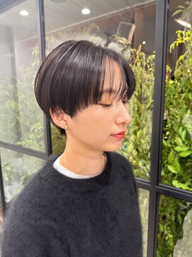 ノアル(NOAHL) 20代/30代/マッシュ/ショート/シースルー/黒髪