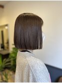 切りっぱなしボブ