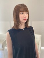 コト 福井大和田店(coto) 福井　ミディアムレイヤー　ブリーチなしベージュ　髪質改善