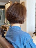 30代40代50代◎脱白髪染カラーショートボブ☆