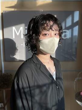 チルバイヘアーガーデンミルクティ(Chillbyhairgardenmilktea) ウルフ×パーマ