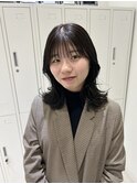 《Zina福岡天神》顔周りレイヤー 韓国風巻き 髪質改善カラー