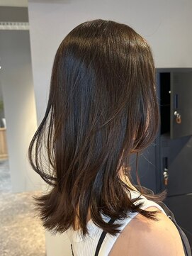 ミズチャーム(Ms.CHARM) くびれウルフ/ダークブラウン