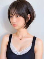 ラベスト キョウト(LOVEST)&nbsp;上品にまとまる深めブラウンのショートボブ○20代30代40代○