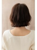 イヤリングカラーハイライト外ハネボブウルフY志木20代30代40代