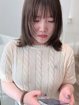 ケーツー あべのキューズモ－ル店(K-two)&nbsp;顔周りレイヤー*ミディアムレイヤー*レイヤーボブ*前髪カット
