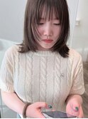 顔周りレイヤー*ミディアムレイヤー*レイヤーボブ*前髪カット