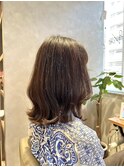 20代30代40代髪質改善カラーショコラアッシュ艶感ロブヘアー