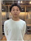 スパイキーショートピンパーマ