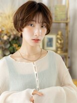 カバーヘア ブリス 川口(COVER HAIR bliss)&nbsp;くせ毛風マッシュパーマ小顔ショートウルフa川口20代30代40代