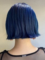 テーラヘアー 稲毛店(TELA HAIR)&nbsp;パツッと☆切りっぱなしブルー