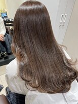 ロウ 町田(ROW)&nbsp;大人かわいいエギョモリ ミルクティーブラウン ひし形シルエット