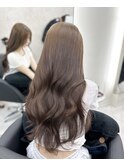 ブリーチ無しで出来るくすみベージュ♪10代20代30代