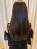【人気No.1】 髪質改善縮毛矯正+似合わせカット＋Aujua4ステップTR ￥16,000