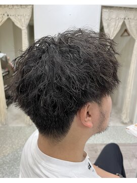 ロストシティ 横浜(LOST CITY) メンズウェーブパーマツイスパ波巻き