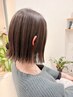 カット+前髪とお顔周りの縮毛矯正+ペアーアロマトリートメント