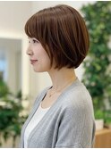 30-40代にオススメ★大人ナチュラル丸みボブ