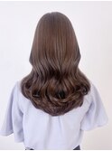 美髪韓国ヘア顔周りレイヤーロング_ba520082