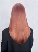 ロング韓国ヘア美髪顔周りレイヤーくびれヘア_ba551901