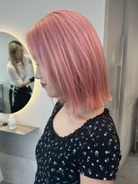 ソル バロール 表参道(SOL .valor)&nbsp;ハイトーンデザインカラーペールピンクベージュホワイトブロンド