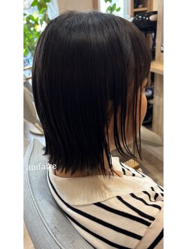 ヘアサロン アンフェール(Hair Salon Amfaire) 【shimizu】結べるミニボブ