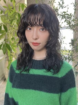 メゾンアクア 表参道(Maison ACQUA) 〒ミディアムパーマデジタルパーマボブパーマナチュラルブラウン