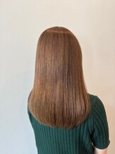 【カラー・ストレートとの同時施術も可能！】明るすぎないナチュラルカラーが人気◎#沖縄市#髪質改善