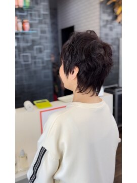 リール(THE RIRE.) *THE RIRE. ショートウルフ×ラズベリーブラウン*