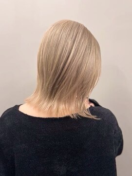 ボブレイヤー×ブロンドカラー