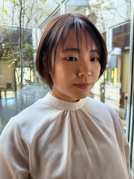 ウエストリー(WESTORY) #モーブショコラ#ショートレイヤー#前髪カット#大人ショート