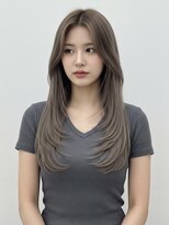 パル ミーツ(pal meets)&nbsp;透明感グレージュ×韓国ストレートレイヤー