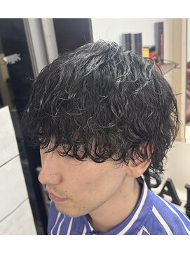 パリス メンズサロン(PARIS MEN'S Salon) マッシュウルフ波巻きシャドウパーマ