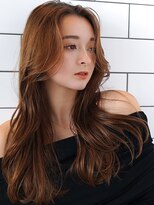 ラフィス ヘアー ハーバー 横浜店(La fith hair Harbor)&nbsp;【La fith】キャラメルベージュ×ゆるふわロング