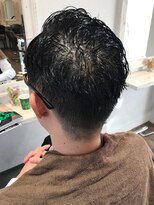 パティオンツー(PATIONN2)&nbsp;メンズ刈り上げオールバックネープレスビジネススタイル
