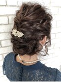 結婚式 お呼ばれヘアセット